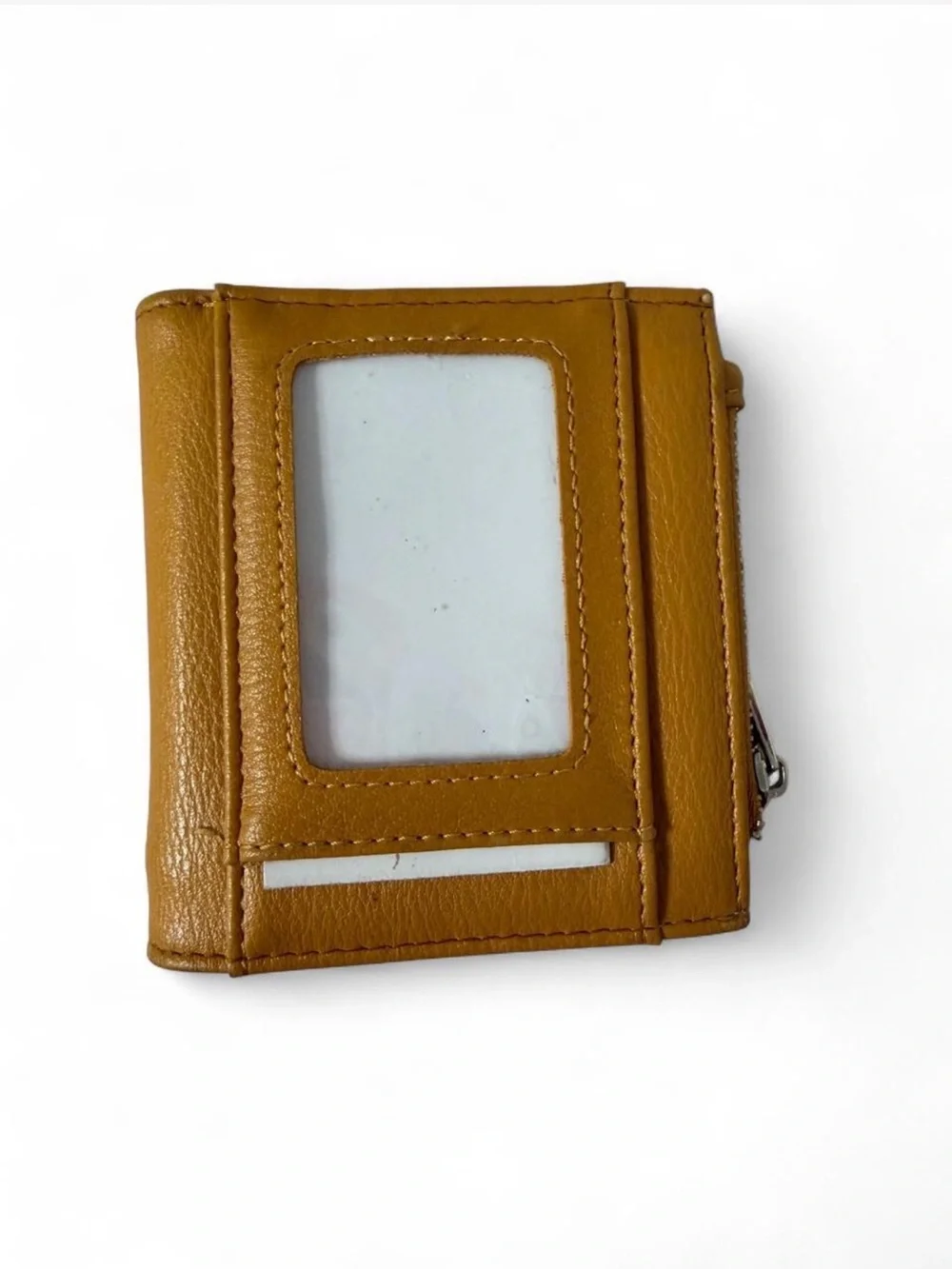 Collection XIIX Mustard Yellow Faux Leather Bifold Wallet – NWT